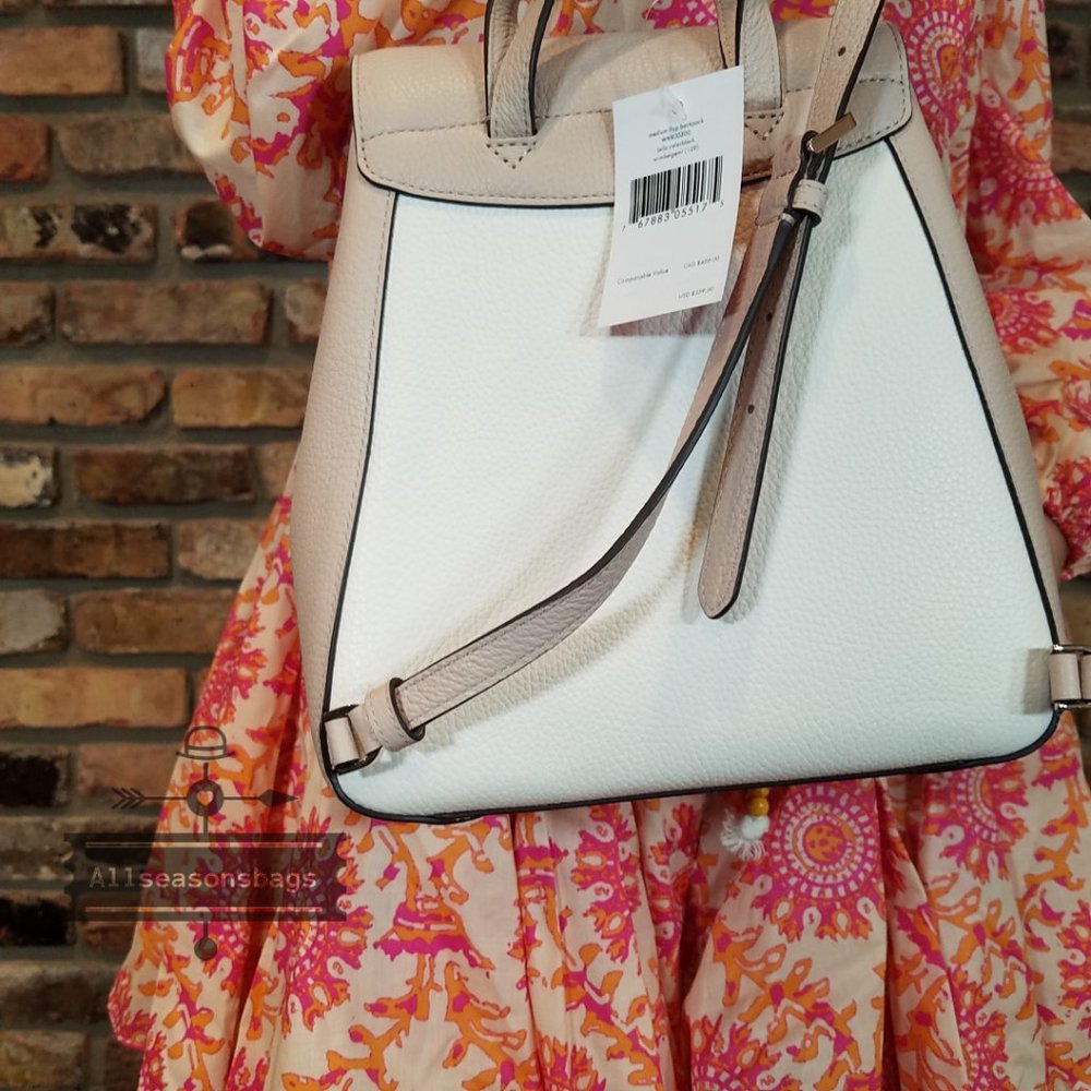 Warm Beige Parchment Kate Spade Leila MD Backpack - Picture 9 of 10